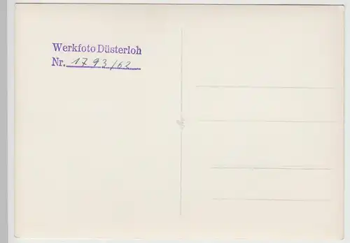 (F4904) Orig. Foto Düsterloh, Werksfoto hydraulische Schalttafel, 1965