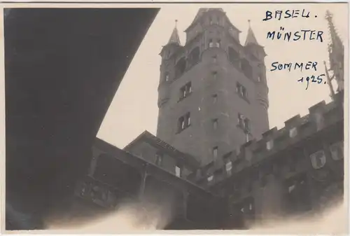 (F4845) Orig. Foto Basel, Rathaus, Sommer 1925