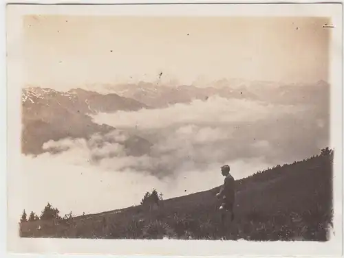 (F4841) Orig. Foto Stanserhorn, Bergwanderung, Juni 1925