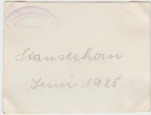 (F4834) Orig. Foto Stanserhorn, Hütte, Juni 1925