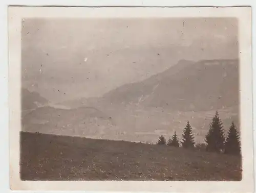 (F4833) Orig. Foto Stanserhorn, Blick ins Tal, Juni 1925