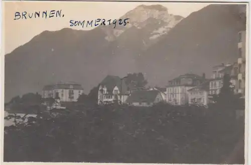 (F4828) Orig. Foto Brunnen SZ, August 1925