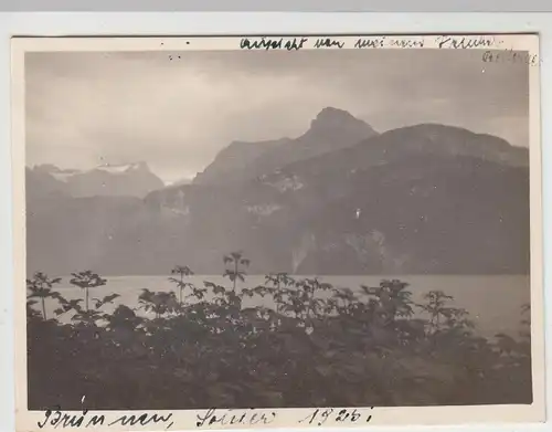 (F4826) Orig. Foto Brunnen SZ, August 1925