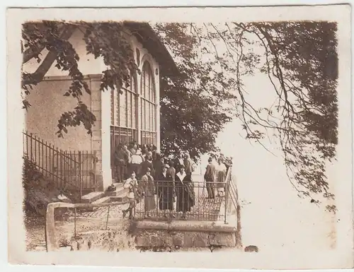 (F4816) Orig. Foto An der Tellskapelle am Vierwaldstättersee, Juni 1925