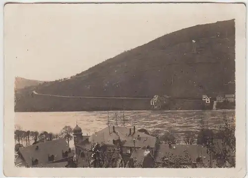(F4777) Orig. Foto Cochem Cond bei Hochwasser, 1.11.1924