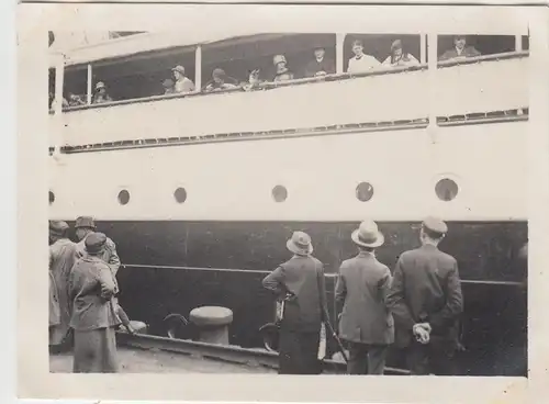 (F4697) Orig. Foto Hamburg, Hafen, Dampfer Hansa, Juli 1924