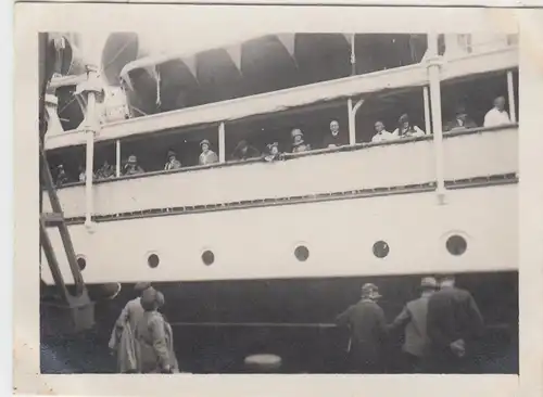 (F4696) Orig. Foto Hamburg, Hafen, Dampfer Hansa, Juli 1924