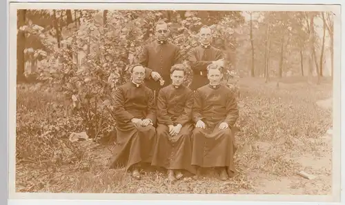 (F4640) Orig. Foto Priesterseminar in ?, Gruppenfoto um 1910