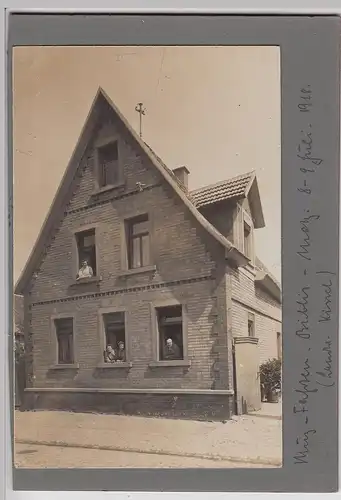 (F4632) Orig. Foto Wohnhaus o. Pension i. Biblis, 1918