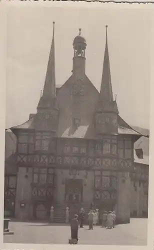 (F4137) Orig. Foto Wernigerode, Rathaus