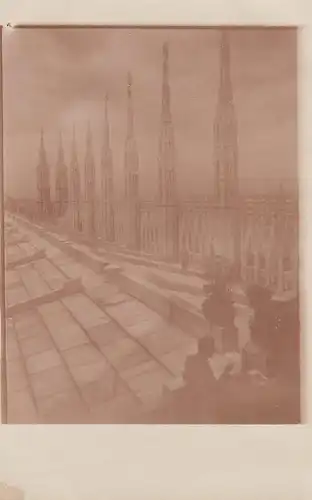 (F4133) Orig. Foto Mailand, Terrazzi a.d. Dom, um 1920