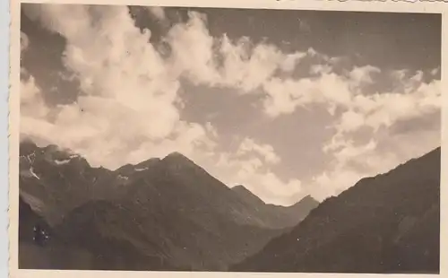 (F4116) Orig. Foto Mädelegabel, Blick v.d. Milchhalle Birgsau