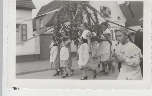 (F3950) Orig. Foto Erntedankfest in Haardhausen (Bayern?) 1935