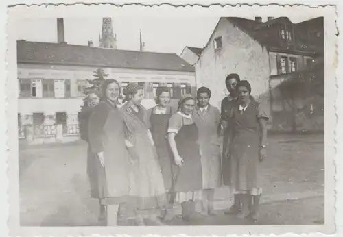 (F3919) Orig. Foto Frauen in der Gartenbau-Ausbildung 1935