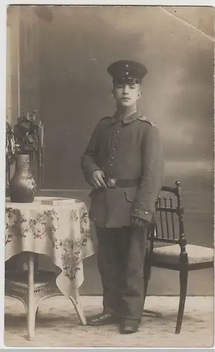 (F3693) Orig. Foto Kabinettfoto, 1.WK Soldat 1914-18