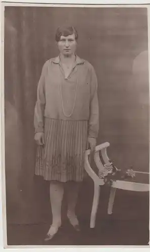 (F3660) Orig. Foto Kabinettfoto, Porträt junge Dame 1920er