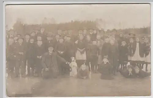 (F3373) Orig. Foto Kinder, meißt Jungs m. Hut u. Anzug, Gruppenfoto v. 1920