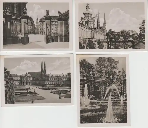 (F3284) 5x Orig. Foto Dresden, Zwinger, aus Fotomäppchen