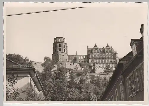 (F3283) 3x Orig. Foto Heidelberg, Schloß