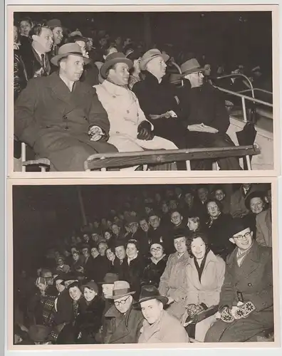 (F3196) 11x Orig. Foto Personen bei einer (Sport)Veranstaltung nach 1945