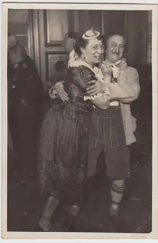 (F3115) Orig. Foto Feier, Fasching, "Schützen-Vergnügen" 1932