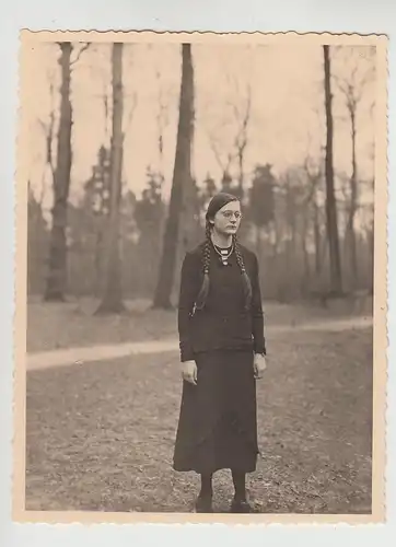 (F30728) Orig. Foto Hannover, Marianne Neumann zur Konfirmation 1935