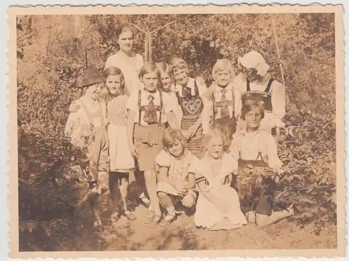 (F30709) Orig. Foto Kinder z. Schulfest in Hannover 1929