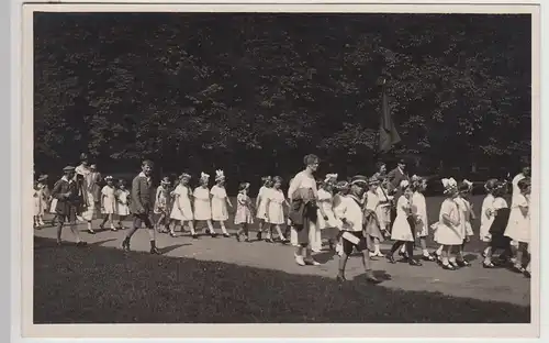 (F30701) Orig. Foto Hannover, Kinder beim Schulfest im Tiergarten 19126