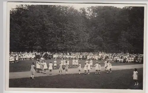 (F30697) Orig. Foto Hannover, Kinder auf einem Schulfest 1927