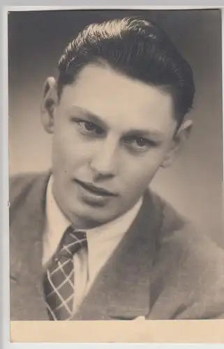 (F30610) Orig. Foto Porträt junger Mann 1930er