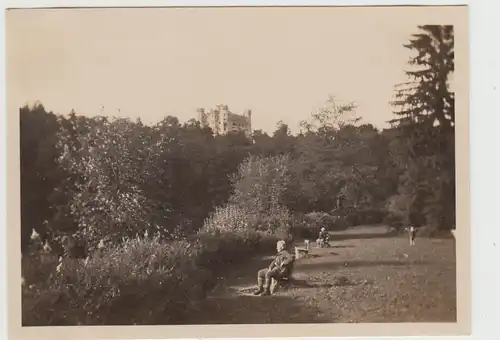 (F30593) Orig. Foto Blick zur Burg Hohenschwangau 1931