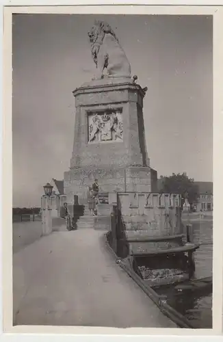 (F30515) Orig. Foto Lindau im Bodensee, Löwe an der Hafeneinfahrt 1929