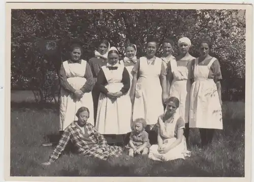 (F30488) Orig. Foto Gruppenbild Krankenschwestern 1928/29