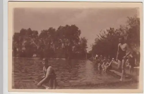 (F30471) Orig. Foto Luftbad Bühlau b. Dresden 1926