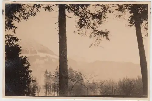 (F30374) Orig. Foto Hohes Brett im Winter, Blick von Unterstein 1929