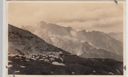 (F30367) Orig. Foto Blick vom Hochkalter zum Watzmannhaus 1929