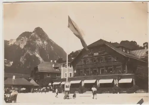 (F30365) Orig. Foto Schönau am Königssee, Hotel Schiffmeister 1929