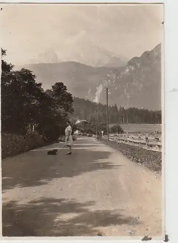 (F30359) Orig. Foto Berchtesgaden, Straße zum Königsee 1929