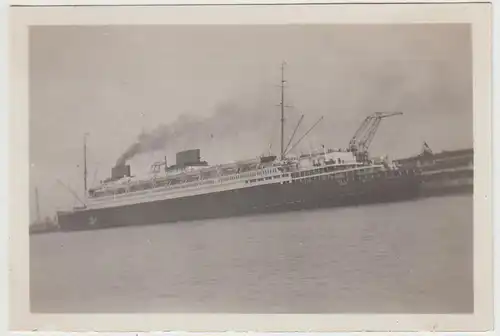 (F30285) Orig. Foto Bremerhaven, Passagierschiff EUROPA am Kolumbuspier 1930