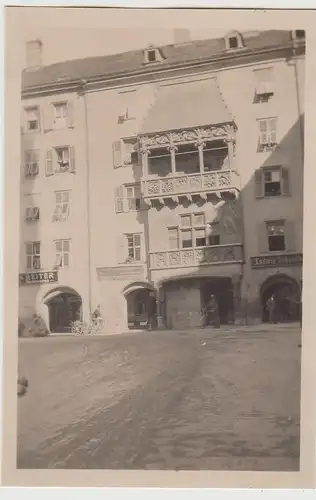 (F30262) Orig. Foto Innsbruck, Goldenes Dachl 1929