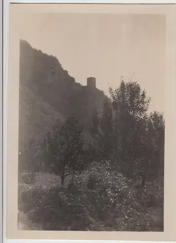 (F30259) Orig. Foto Terlan in Südtirol, Burgruine Neuhaus, Burg Maultasch 1929