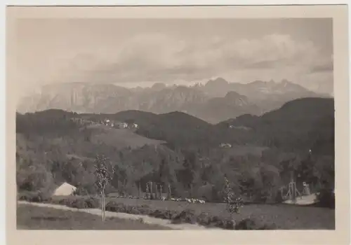 (F30250) Orig. Foto Oberbozen, Blick auf die Dolomiten 1929