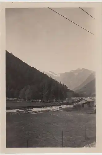 (F30242) Orig. Foto Ötztaler Alpen, Blick aus der Brennerbahn 1929