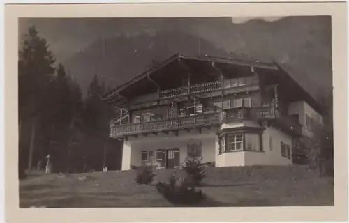 (F30228) Orig. Foto Ramsau, Haus 1929