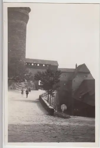 (F30215) Orig. Foto Nürnberg, Aufgang zur Burg 1920er