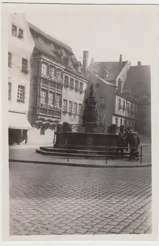 (F30211) Orig. Foto Nürnberg, Jugendbrunnen 1920er