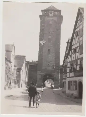 (F30206) Orig. Foto Rothenburg o.T., Galgentor 1920er