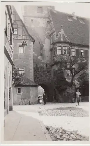 (F30205) Orig. Foto Rothenburg o.T., Judentanzhaus 1920er