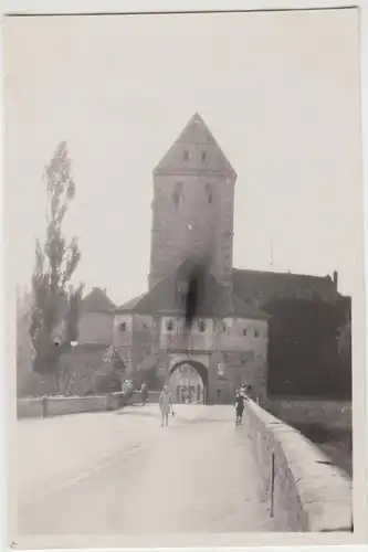 (F30194) Orig. Foto Dinkelsbühl, Rothenburger Tor 1920er