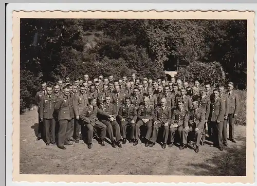 (F3008) Orig. Foto Schießplatz Deep (Mrzezyno), Soldatengruppe, 1937